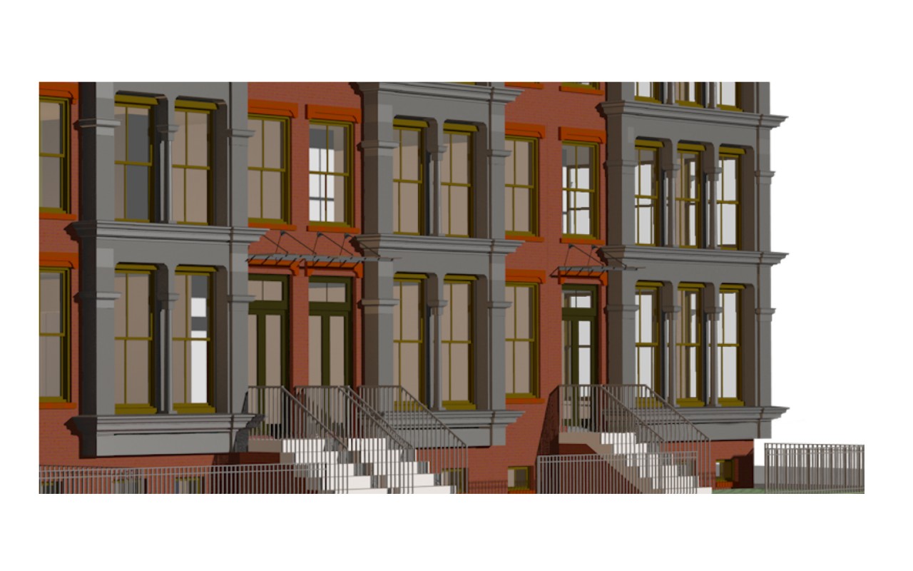 Cromley Row Perspective Image